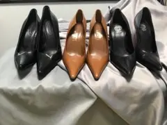 Gianni Versace パンプス ポインテッドトゥ 2色セット　3足　美品のサムネイル