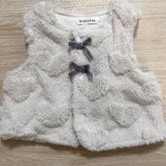 branshes ボアベスト ハート リボン 美品