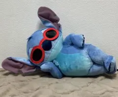 スティッチ ぬいぐるみ 寝そべりサングラス付きのサムネイル