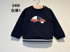 jacadi ⭐︎新品訳あり⭐︎ クルマプリント入り裏起毛24M