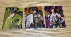 刀ミュ　目出度歌誉花舞　クリアカード3枚セット