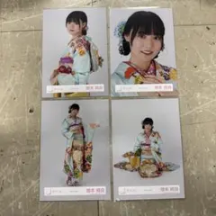 櫻坂46 増本綺良 生写真 2025年 振袖 コンプ