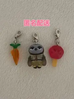 ズートピア　めじるしアクセサリー　フラッシュ　ニンジン　アイスキャンディ