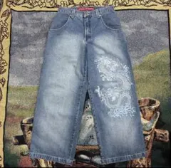 90s 00s JNCO JEANS ドランゴン刺繍 極太 デニムパンツのサムネイル