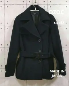 OZOC ウールコート(ベルト付き)