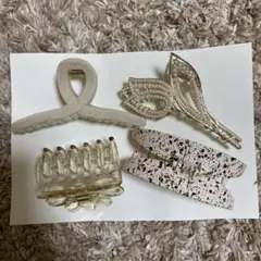 ヘアクリップ4点セット