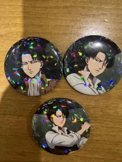 進撃の巨人　リヴァイ　缶バッチ