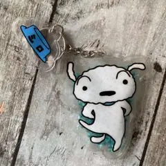 クレヨンしんちゃん　SHIRO クリアアクリルキーホルダー