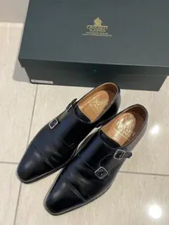 Peal&Co ダブルモンクストラップ クロケット&ジョーンズ製 新品 英国製 Crockett & Jones 別注 Peal & Co ダブルモンク