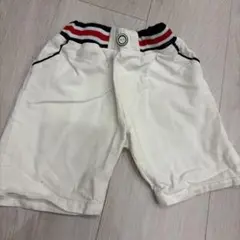 キッズ ハーフパンツ ホワイト 100cm 白