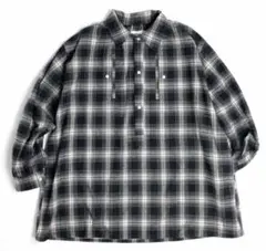 ONE FIFTH "JAM DARK CHECK"チェック柄プルオーバーシャツ