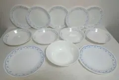 セット】CORELLE コーレル プレート 小皿 取り皿 深皿 12枚 廃盤