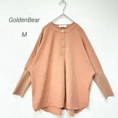 ゴールデンベア ブラウス M 袖広い 金ボタン レーヨン ゆったり 重ね着のサムネイル