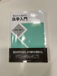 憲法から始める法学入門
