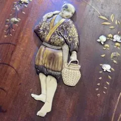 赤富士陶額 有名作家加藤十代久作 個展作品 スイスホテルお値下げしま