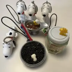 希少☆廃盤☆スヌーピー・ウッドストック ストラップ7個セット