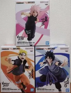 NARUTOナルト：VIBRATION STARS 第七班フィギュア３点セット