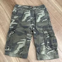 GapKids 迷彩柄 カーゴハーフパンツ 140