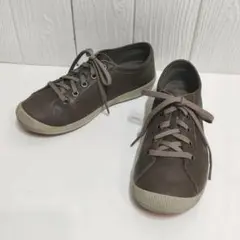 KEEN キーン ローレライ レザースニーカー ブラウン/茶 22.5cmのサムネイル