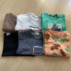 AL-MART 車プリント 長袖Tシャツ 95cm