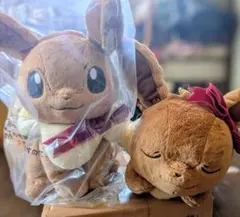ポケモン 一番くじ イーブイ ぬいぐるみ A賞 C賞 2点セット