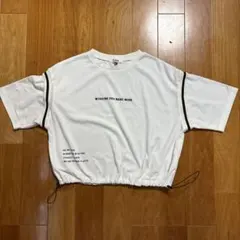 PINK LATTE ホワイト ロゴ Tシャツ ドロスト仕様のサムネイル