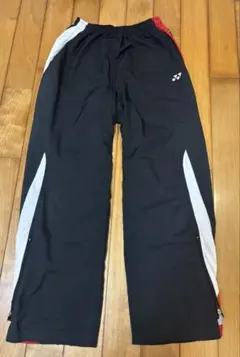 YONEX トレーニングパンツ 黒/赤/白Sサイズ