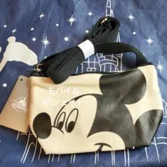 ミッキー　マルチポシェット キャンバス 手ぶらGoods