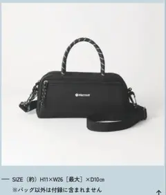 オトナミューズ10月号付録 Marmot ミニショルダー