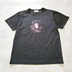 ヨネックス ドライTシャツ フクロウプリント スポーツ ブラック L 1440Hのサムネイル