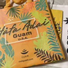 【新品未使用】グアム島、MSCクルーズエコバッグ、パリで入手の紙袋、ハロッズ袋