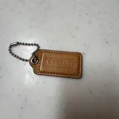 COACH レザー チャーム キーホルダー　タグ