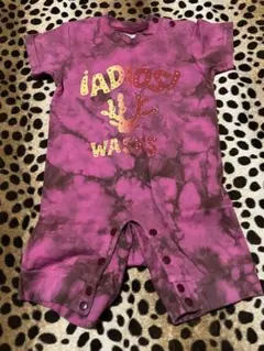 22 美品 ワスク WASK カバーオール ロンパース Sサイズ ピンク色