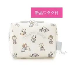 新品タグ付♡ ジェラートピケ 【PEANUTS】オリジナルアート 総柄ポーチ