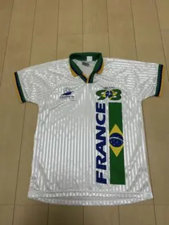 90s フランスワールドカップ ブラジル代表サッカー ゲームシャツ ユニフォーム 90s フランスワールドカップ ブラジル代表サッカー ゲームシャツ