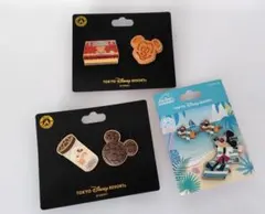 東京ディズニーリゾート ミッキーマウス ピンバッジ 3個セット
