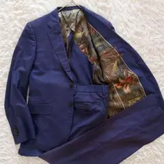 超希少✨Lサイズ ポールスミス スーツ 裏地総柄 ユニオンジャック 