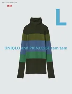 ユニクロ プリンセスタムタム ヒートテックシームレスリブタートルネックT 極暖