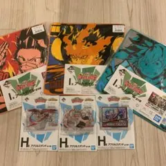 一番くじ　ヒロアカ　アクリルスタンド＆タオル6点セット