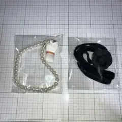 チョーカー 2本(パール、ベロアリボン) ネックレス