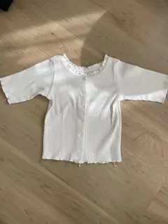 レトロガール トップス ホワイト アイボリー