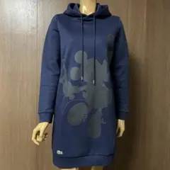 【古着】 LACOSTE × Disney ロング丈パーカー ミニーマウスのサムネイル