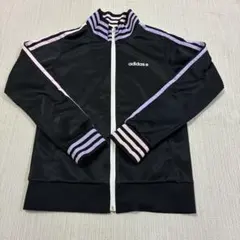 adidas トラックジャケット　黒、ピンク、ラベンダー　JD2008 Lサイズのサムネイル