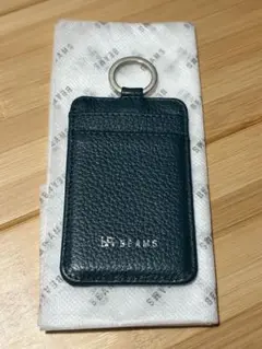 BEAMS ダークグリーン パスケース IDカード用窓付き