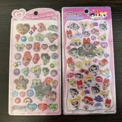 うるちゅるポップシール プチドロップステッカー パワーパフガールズ 2種 セット