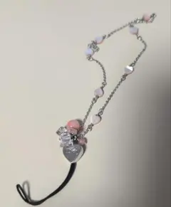 Dior ハート型キーホルダー ピンク