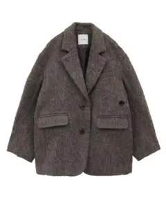 CLANE MIX SHAGGY OVER TAILORED JACKET