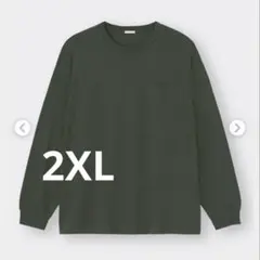 GU ヘビーウェイトクルーネックTシャツ 2XL ホワイトのサムネイル