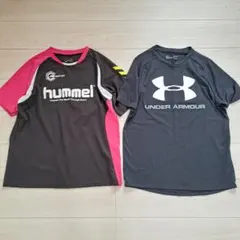 hummel.アンダーアーマー.Tシャツ.M.バレー.ハンドボール.ヒュンメル