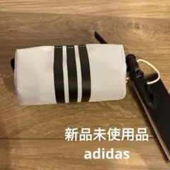 【新品未使用品のadidas ゴルフ ボールケース　ホワイト　KF0508のサムネイル